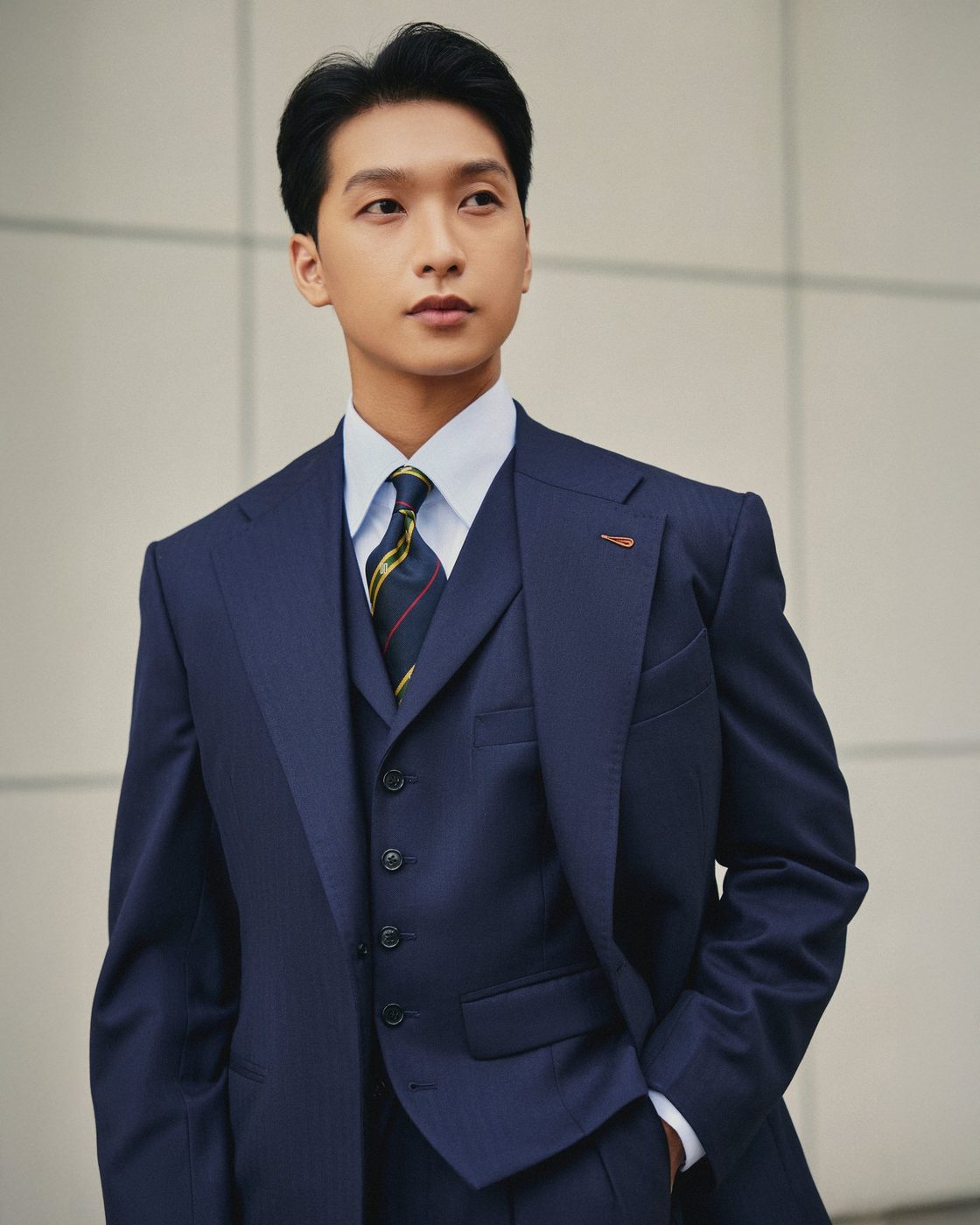 Suit công sở Loro Piana — nửa người