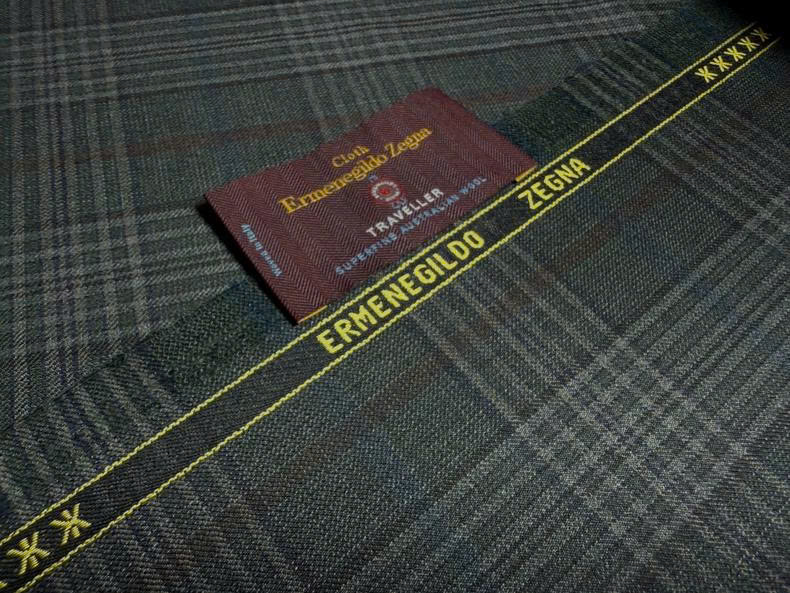 Fabric swatch Forest/Olive Grey Glen Check